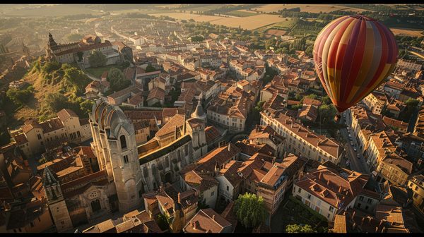 Découvrez le puy-en-velay en montgolfière enchanteur